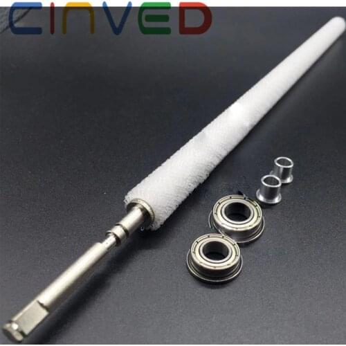 1setX High Quality Fuser Cleaning Brush Roller for Konica Minolta bizhub BH C654 C754 C652 C552 C554 C452 with roller bushing