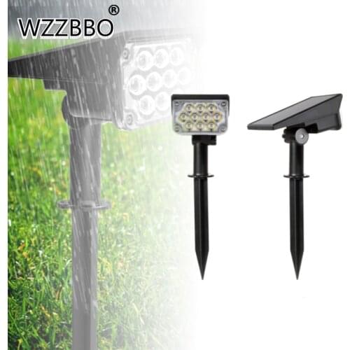 1pc/2pc/4pcs Adjustable Solar Spotlight Solar Garden Light IP65 Super Bright Outdoor Light Solar Lamp
