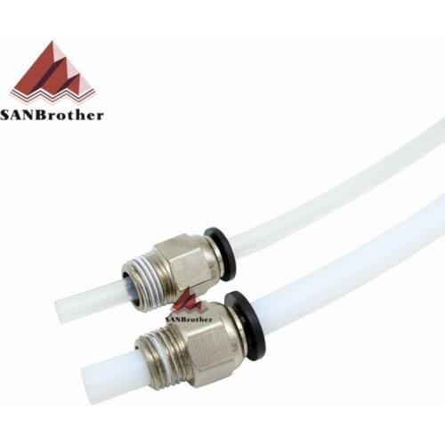 1Pcs Pneumatic Connector PC4-01 PC6-01 PTFE Tube Quick Coupler For 3D Printer E3D V6 For J-head Fittings Reprap Hotend