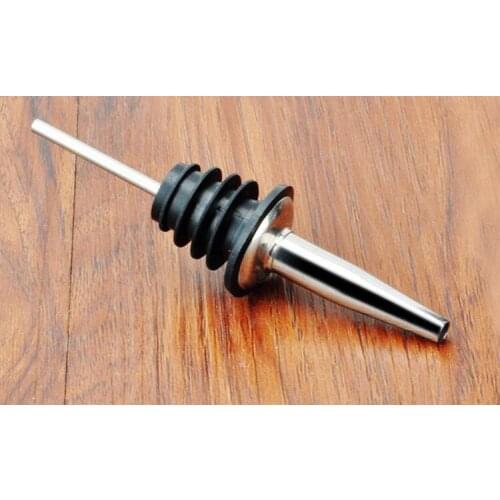 1000/lot Stainless Steel Liquor Spirit Wine Pourer Flow Wine Bottle Pour Spout Stopper