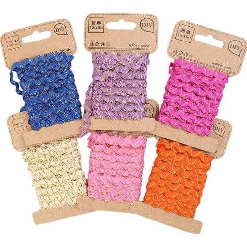 5 Meters Woven Polypropylene Lace Trim DIY Sewing Curtain Craft Decoration Trim Lace Ribbon Tassel Making Crafts Gift