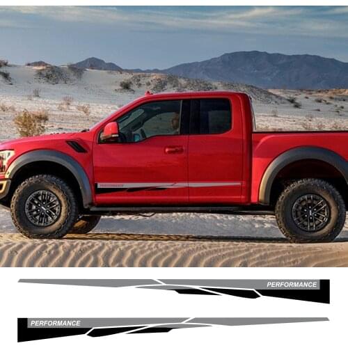 Car Door Side Stickers For Ford Raptor F150 F250 F350 F450 F550 F650 F750 Ranger Pickup Auto Vinyl Decals Film Car Accessories