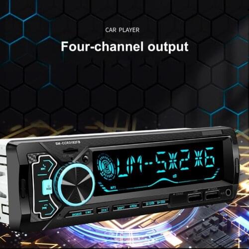 Car MP3 Player Bluetooth Dual USB Quick Charging Card Radio Player for Vehicles автомагнитола Аудио для авто Player