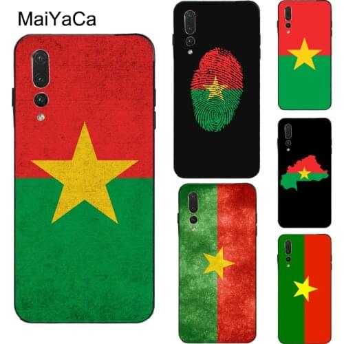MaiYaCa Burkina Faso Flag Case For Huawei Honor 8X 9X 9 10 Lite 20 Pro 10i 7A Pro 7C 8A 8C 8S Y6 Y9 Y7 2019 Nova 5T