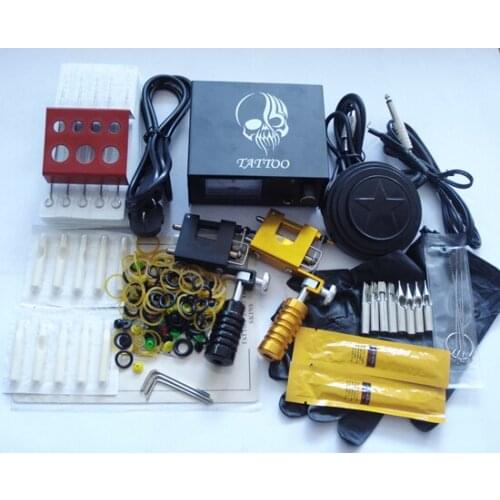 Cheap tattoo kit makeup permanent machine 2 top tattoo gun TK029