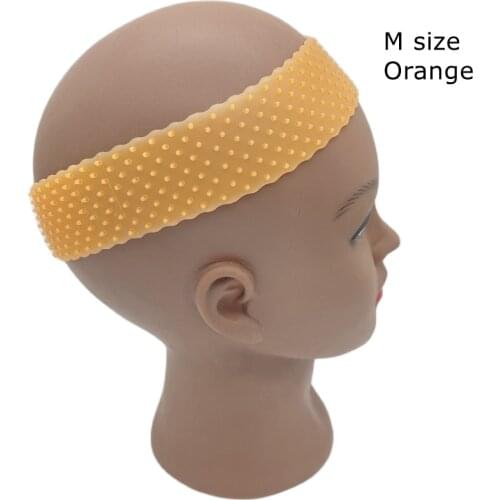 Quality transparent silicone headband for wear wig soft drop-shaped hair band wig grip