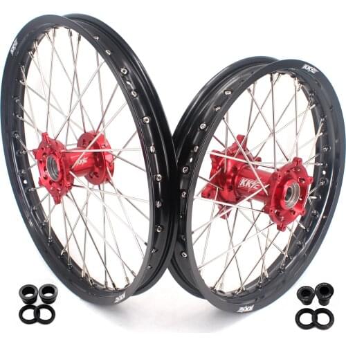 KKE 21/18 Enduro Aluminum Spoke Wheels Rims For GAS GAS Enduro Bikes 2004-2017