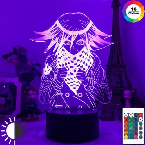 Kokichi Oma Lamp Danganronpa Led 3D USB Night Light for Room Decoration Child Gift Danganronpa Acrylic Table Lamp Kokichi Oma