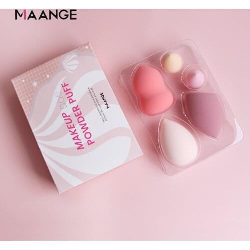 MAANGE 5Pcs Makeup Sponge Set Makeup Foundation Sponge Makeup Cosmetic puff Powder Smooth Beauty Cosmetic make up Puff New