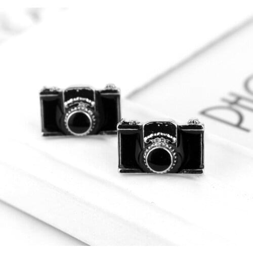 Mini Camera Cufflinks Jewelry For Birthday Favor Gift For Mens Brand Cuff Buttons Cuff Links High Quality Groom Jewelry
