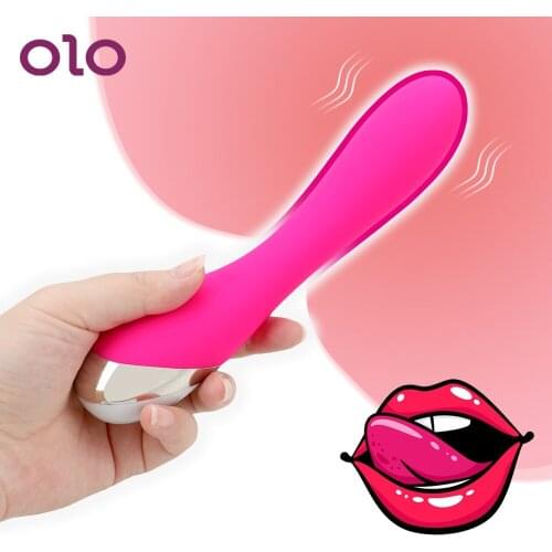 OLO Sex Toys For Women USB Rechargeable Female Masturbation G Spot Magic Wand Clitoris Stimulator AV Stick Dildo Vibrator