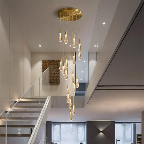 Modern Decor Luxury Pendant Lights Lighting Gold Plating Kitchen Hotel Hall Nordic Home Living Room Hanging Lamp Bedroom Lamp