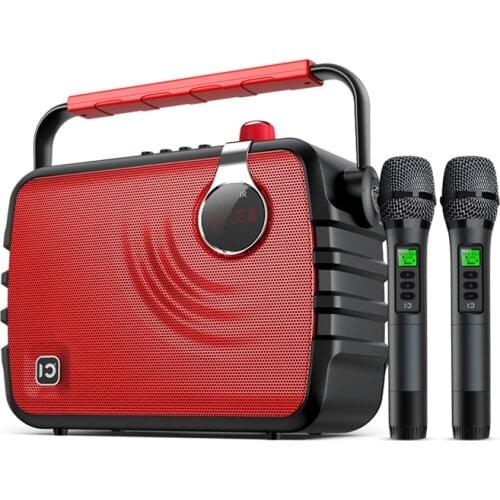 SHIDU new speaker 70 Watt Output pa System Subwoofer with UHF wireless microphone Karaoke Speaker