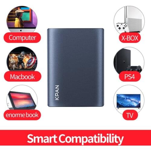 KPAN disco duro externo 2tb USB 3.0 High Speed Transmission External Hard Disk for PS4 PS4 Slim Desktop laptop xbox one xbox 360
