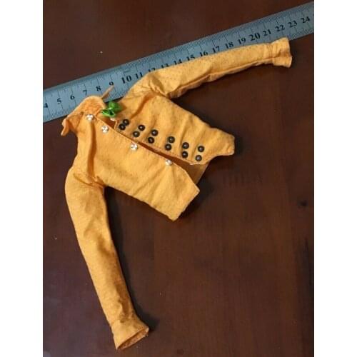 1/6th Clown Yellow Shirt Model For 12" Male Body Doll Toys SH05