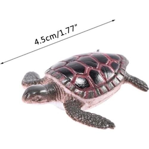 12pcs/set Simulation Animal Tortoise Figures Model Toys Halloween Jokes Trick Kids Educational Collection Gift Y4UD