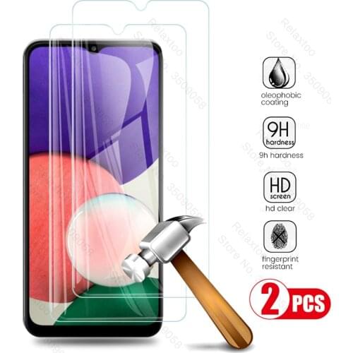 2pcs Protective Glasses For Samsung Galaxy A22 A 22 2021 5G SM-A226B/DSN 6.6'' Screen Protectors Tempered Glass Film Guard Cover