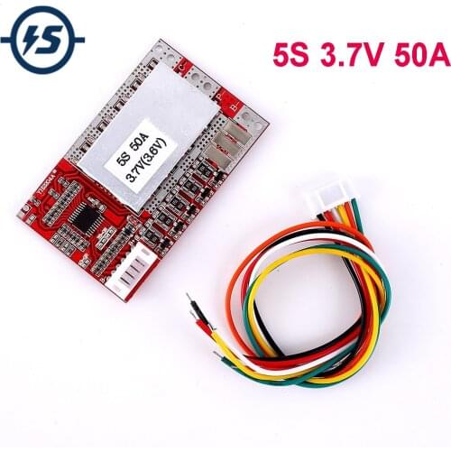5S 3.7V Polymer Lithium-Ion Battery 18.5V 50A Charging Protector Balanced Function Board
