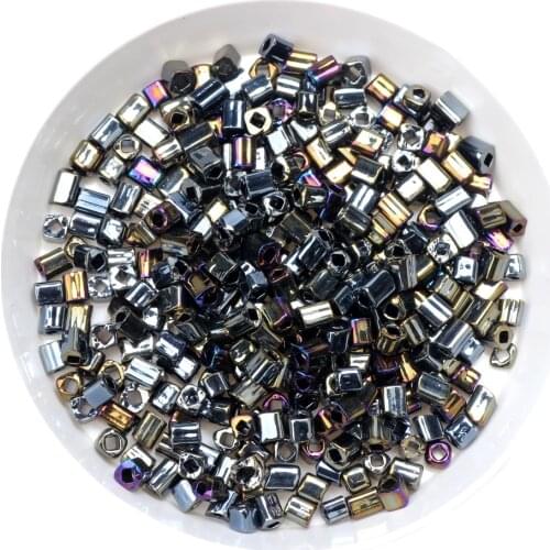 600 Pcs/Lot about 3mm Square Shape Glass Seed Beads for Jewelry Making Earring Necklace Bracelet DIY Charms Handmade