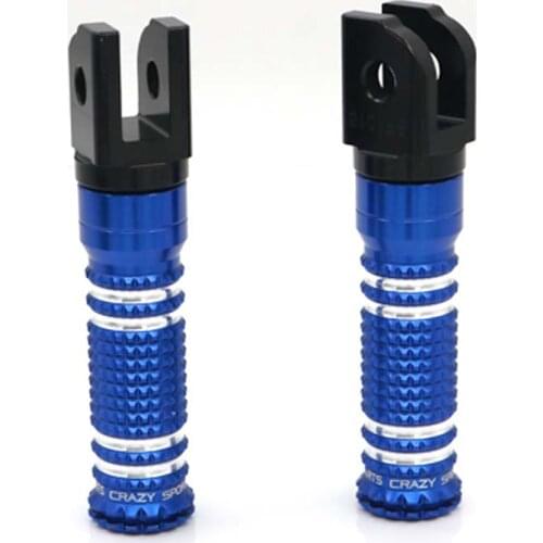 Front Foot Pegs Footrest Adapter For SUZUKI GSXS750 GSXS 750 GSX-S GSR750 GSXS1000 1000F GSX GSX1300 B-KING GSX1300R Foot