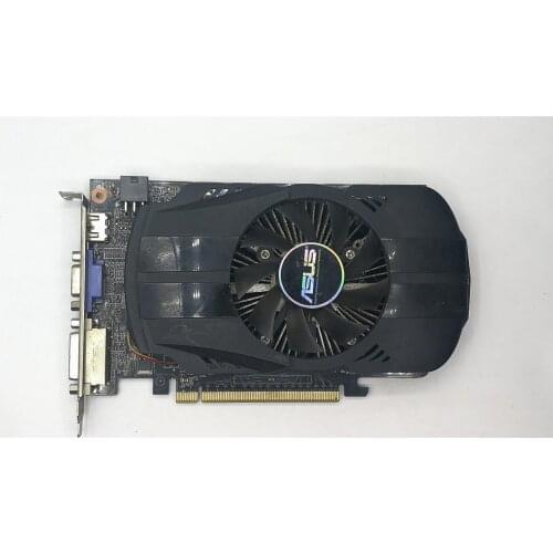 Used,2PCS/LOT ASUS GTX 650 GPU graphics card 1GB GDDR5 128BIT VGA Card for nVIDIA PC gaming Stronger than GT630 ,GT730