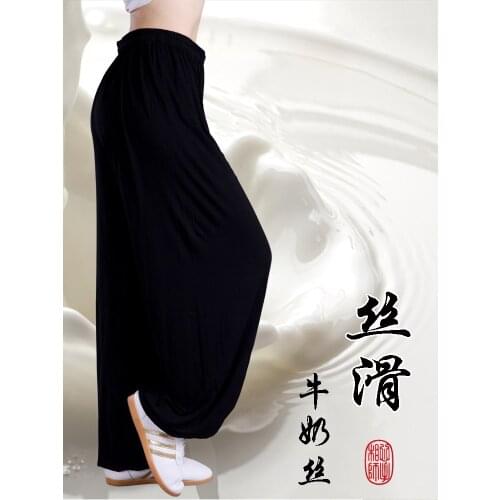 Tai Chi pants Modemund Practice pants Mens and womens summer morning exercises Loose Lantern pants