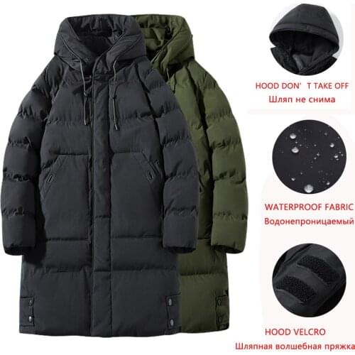 BVCHAJ Men's Parkas With A Hood