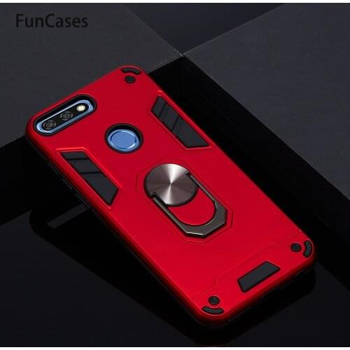 Magnetic Ring Cases Covers For para Huawei Honor 7S Geometric Hard PC Cover sFor Capa Huawei accesorios Honor 7A 7C Cellular