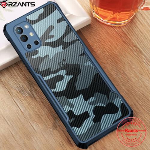 Rzants For OnePlus 9R OnePlus 9 OnePlus 9 Pro Case Military Camouflage Slim Clear Cover Phone Shell