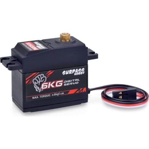 SURPASS Hobby S0600M Metal Gear 8KG Digital Servo for RC Airplane Robot 1/10 RC Monster Car Boat Duct Plane