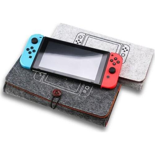 1pc Felt Bag for Nintend Switch Storage Bag Protective Portable Case for Nintend Switch Nintendo Switch Lite NS Game Accessories