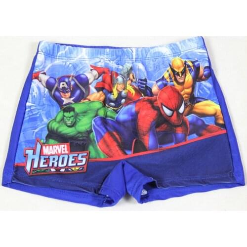 Spiderman Cotton Boy Swimwear Pants Baby Boy Kid Child Swimsuit Summer Swim Wear Shorts Cartoon Printed Toddler Swimming Trunks