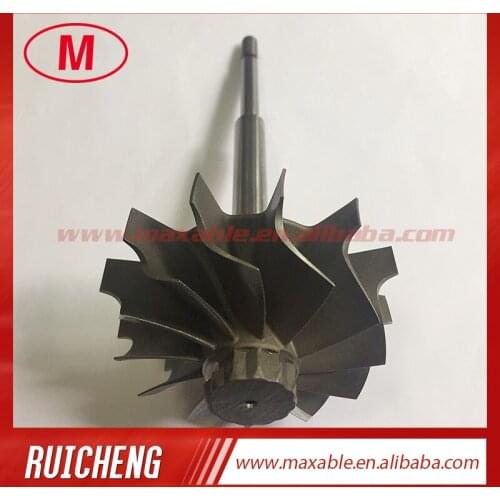 HX40 64.00/76.00mm 12 blades turbine wheel&shaft/turbo wheel for turbocharger journal bearing