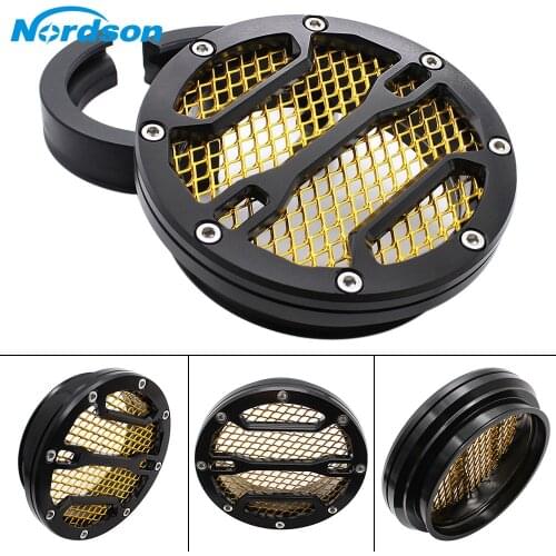 Motorcycle Air Intake Cover Air intake Filter Black Gold RNineT Accessories for BMW R Nine T R9T 2013 14 2015 2016 2017 2018
