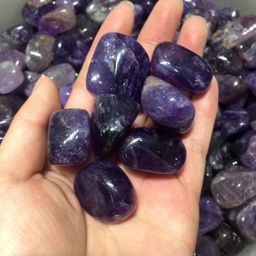 Natural Amethyst Stone Amethystine Gravel Rock Crystal Quartz Raw Gemstone Mineral Specimen