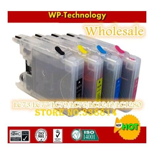 [Wholesale]Refill cartridge suit for LC73/77/79/75/1240 /1280/71/12/17/400/450,suit for Brother J6510DW J6710 J6910DW J6710DW