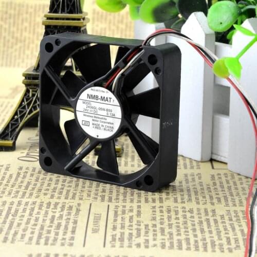 Original FOR NMB 2406 GL-05W-B59 24V 0.13A6CM 6015 3-wire Inverter Cooling Fan