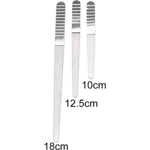 Stainless Steel Nail Files Buffer Sanding Polishing Nail Grinding Blocks Grind Sand Nail Art Pedicure Manicure Metal