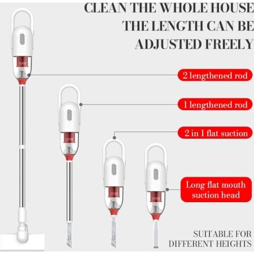 Wired Handheld Vacuum Cleaner Portable Dust Collector USB Charging Home Multi-Cleaning Easy-Washable 2In1 Multifunctional Brush