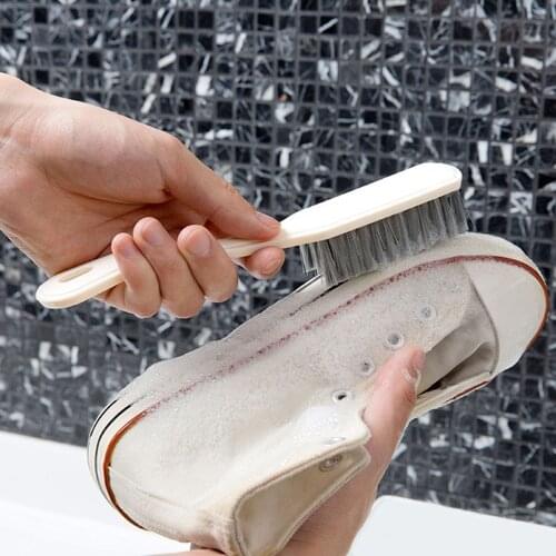 Handheld Cleaning Brushes Sneakers Canvas Shoe Washing Laundry Easy Cleaning Dirty Brush Bathroom Floor Decontamination Brush
