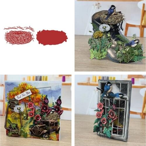 Dies Scrapbooking Metal Birds nest Cutting Dies Craft Embossing Make Paper Greeting Card Making Template DIY Handmade 2021 New