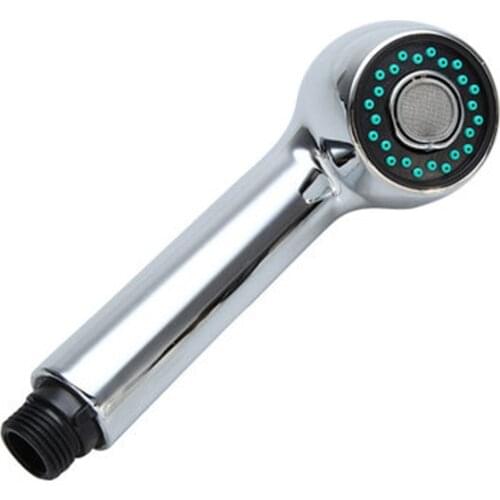 Replacement Chrome Kitchen Tap Pullout Spray Shower Head Faucet Sink Bathroom Water Saving Chrome Finish Sink Extension Faucet