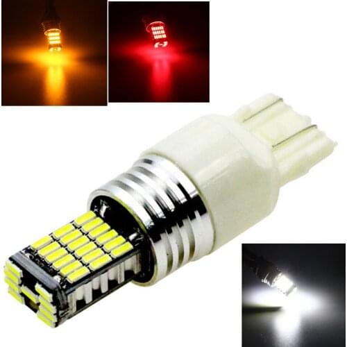T20 7440 7443 4014 45 SMD Auto Tail light Cars LED Bulbs Canbus Error Free for Turn Signal Lights Parking Reverse Backup Lamp