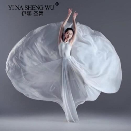 Skirt Belly Dance Women Gypsy Long Skirts Belly Dancer Practice Wear Assorted Performance Solid Color Opening Dance Big Skirt