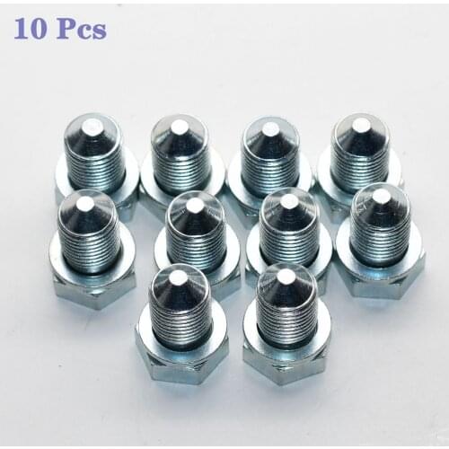 10 Pcs Oil Drain Plug Bolt & Gasket For A3 A4 A6 TT Golf Eos Passat B6 Tiguan N90 813 202 N90813202