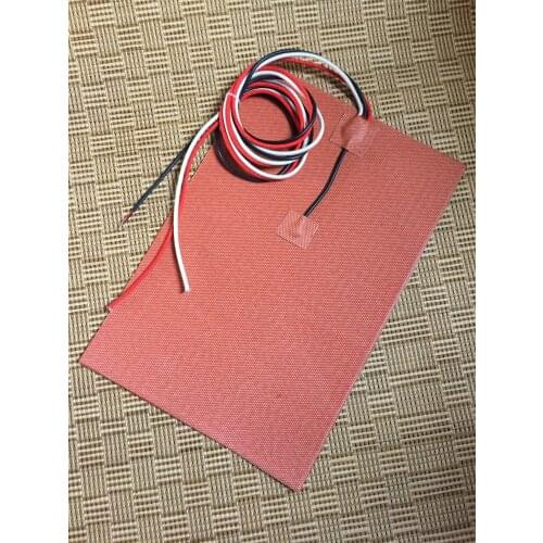 240X240mm 200W 12V w/ NTC 100K Thermistor Silicone Heater 3D Printer Heater,Heatbed, First Grade Quality Guaranteed