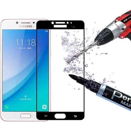 3D Tempered Glass For Samsung Galaxy C9 Full Screen Cover Explosion-proof Screen Protector Film For SM-C9000 C9 Pro