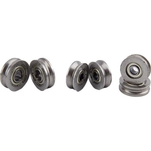 5pcs V U Groove Roller Wheel Ball Bearings Embroidery Machine Pulley Bearing
