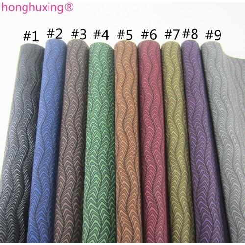 A4 Sheet 8"x11.8" Wave Embossed Synthetic Leather Faux PU Leather for DIY Bows bags 1piece F0433
