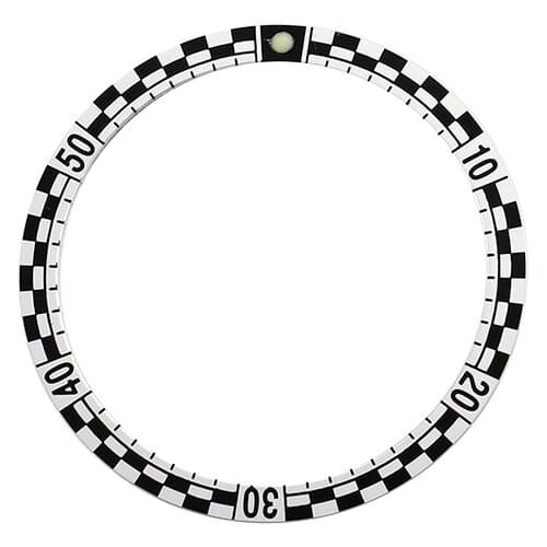 Mod New Watch Bezel 6105 Mechanical watch diving watch accessories Bezel Fit For NH35 Skx007 / 009 Turtle Abalone Dial 28.5mm